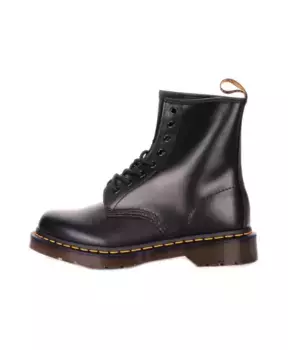 Кожаные ботинки с логотипом на резиновой подошве Dr. Martens, черный