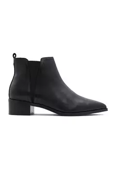 Кожаные ботинки с острым носком Peppertree Aldo, черный