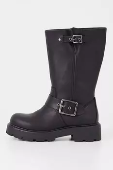 Кожаные ботинки с пряжками Vagabond Shoemakers, черный