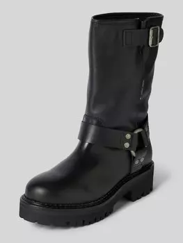 Кожаные ботинки с пряжкой, модель «URBAN BIKER BOOT» Tommy Jeans, черный