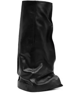 Кожаные ботинки Sacai, черный