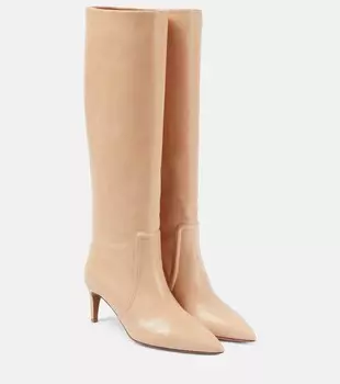 Кожаные ботинки stiletto 60 до колена Paris Texas, нейтральный