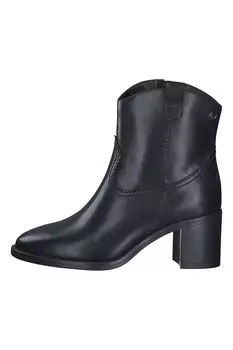 Кожаные ботинки Tamaris, черный