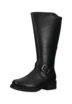 Кожаные ботинки Tamaris, черный