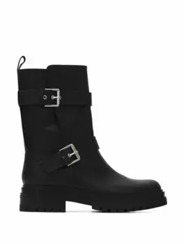 Кожаные ботинки Thiago Gianvito Rossi, черный