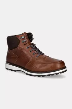 Кожаные ботинки Tommy Hilfiger CORPORATE WARM OUTDOOR LTH BOOT, коричневый