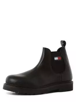 Кожаные ботинки Tommy Jeans, черный