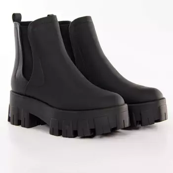 Кожаные ботинки vaeda Guess, черный