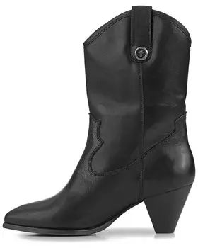 Кожаные ботинки в стиле вестерн Fry June Frye, черный