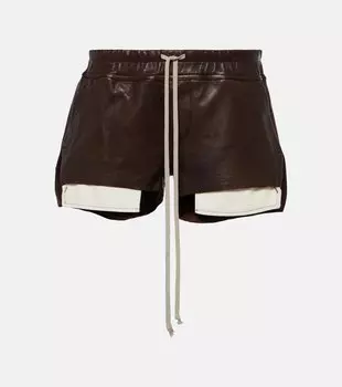 Кожаные боксеры Rick Owens, коричневый