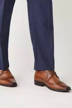 Кожаные броги на шнуровке Indus Comfort Debenhams, коричневый