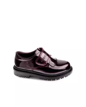 Кожаные брюхеры для девочек с застежкой-липучкой Pablosky, пурпурный