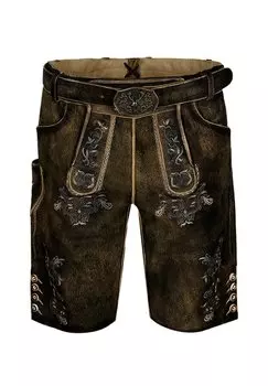 Кожаные брюки ALTREI Maddox, коричневый