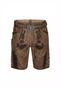 Кожаные брюки ALTREI Maddox, коричневый