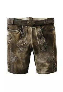 Кожаные брюки AMMERSEE Maddox, коричневый