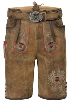 Кожаные брюки AUSTRIA-BUA Stockerpoint, коричневый