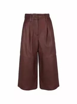 Кожаные брюки Brunello Cucinelli