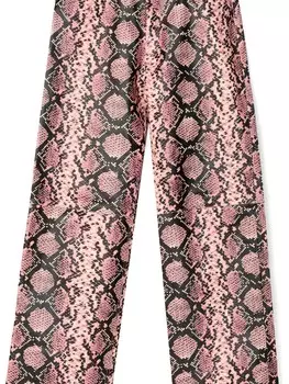 Кожаные брюки CamperLab, розовый