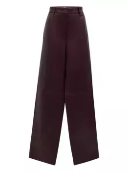 Кожаные брюки Co, красный