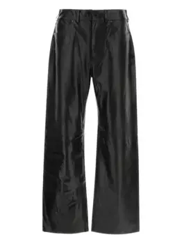 Кожаные брюки ENTIRE STUDIOS, черный