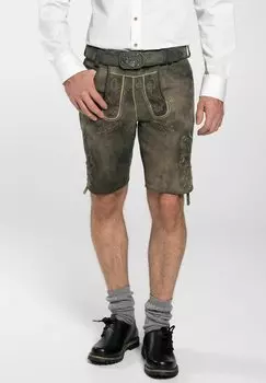 Кожаные брюки FALKENSTEIN Spieth & Wensky, коричневый