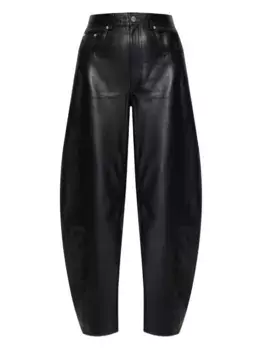 Кожаные брюки Gestuz, черный