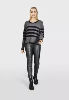 Кожаные брюки GIFT METAL Oakwood, черный