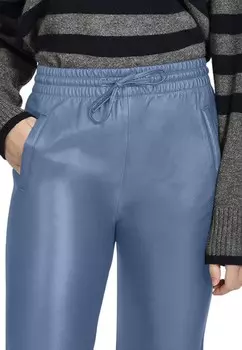 Кожаные брюки GIFT METAL Oakwood, синий