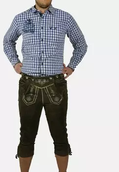 Кожаные брюки JCC, коричневые