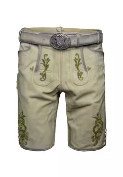 Кожаные брюки Krger Dirndl, бежевый