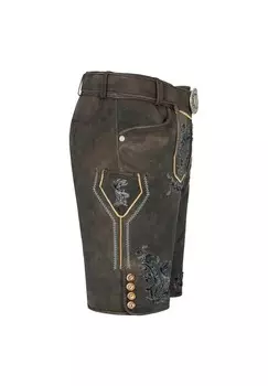 Кожаные брюки Krger Dirndl, серый