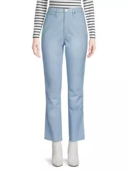 Кожаные брюки Le High n Tight Frame, цвет Oxford Blue