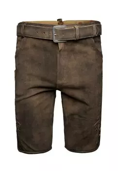 Кожаные брюки Maddox, коричневый