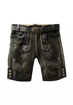 Кожаные брюки Maddox, коричневый