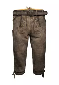 Кожаные брюки Maddox, коричневый