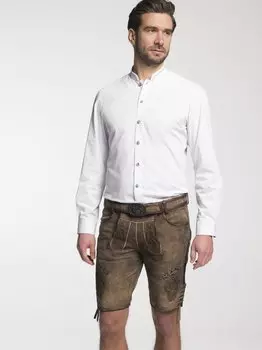 Кожаные брюки марки Spieth & Wenksy, коричневый