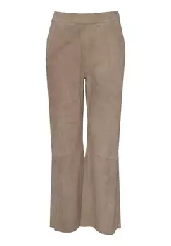Кожаные брюки Maze, бежевый