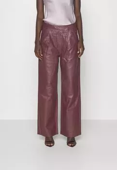 Кожаные брюки PAX APPEAL 2nd Day, темно фиолетовый
