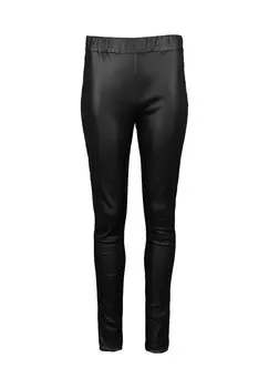 Кожаные брюки RE:DESIGNED, черный
