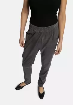 Кожаные брюки RE:DESIGNED, серый