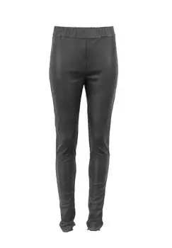 Кожаные брюки RE:DESIGNED, серый