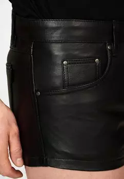 Кожаные брюки Ricano, черный