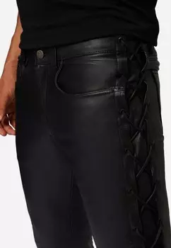 Кожаные брюки Ricano, черный