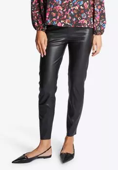 Кожаные брюки Rich & Royal, черные