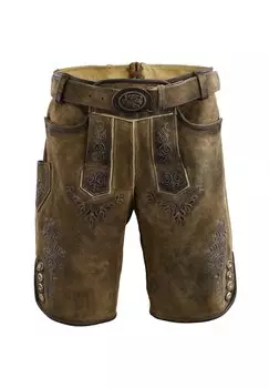 Кожаные брюки ROLLI Maddox, коричневый