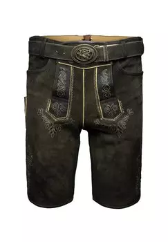 Кожаные брюки ROLLI Maddox, темно-коричневый