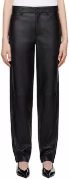 Кожаные брюки с пятью карманами TOTEME