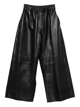 Кожаные брюки Solia с эластичной талией Arma, черный