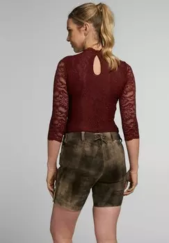 Кожаные брюки Spieth & Wensky, коричневый