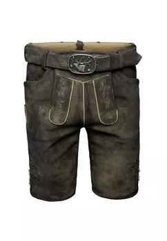 Кожаные брюки Spieth & Wensky, темно-коричневый